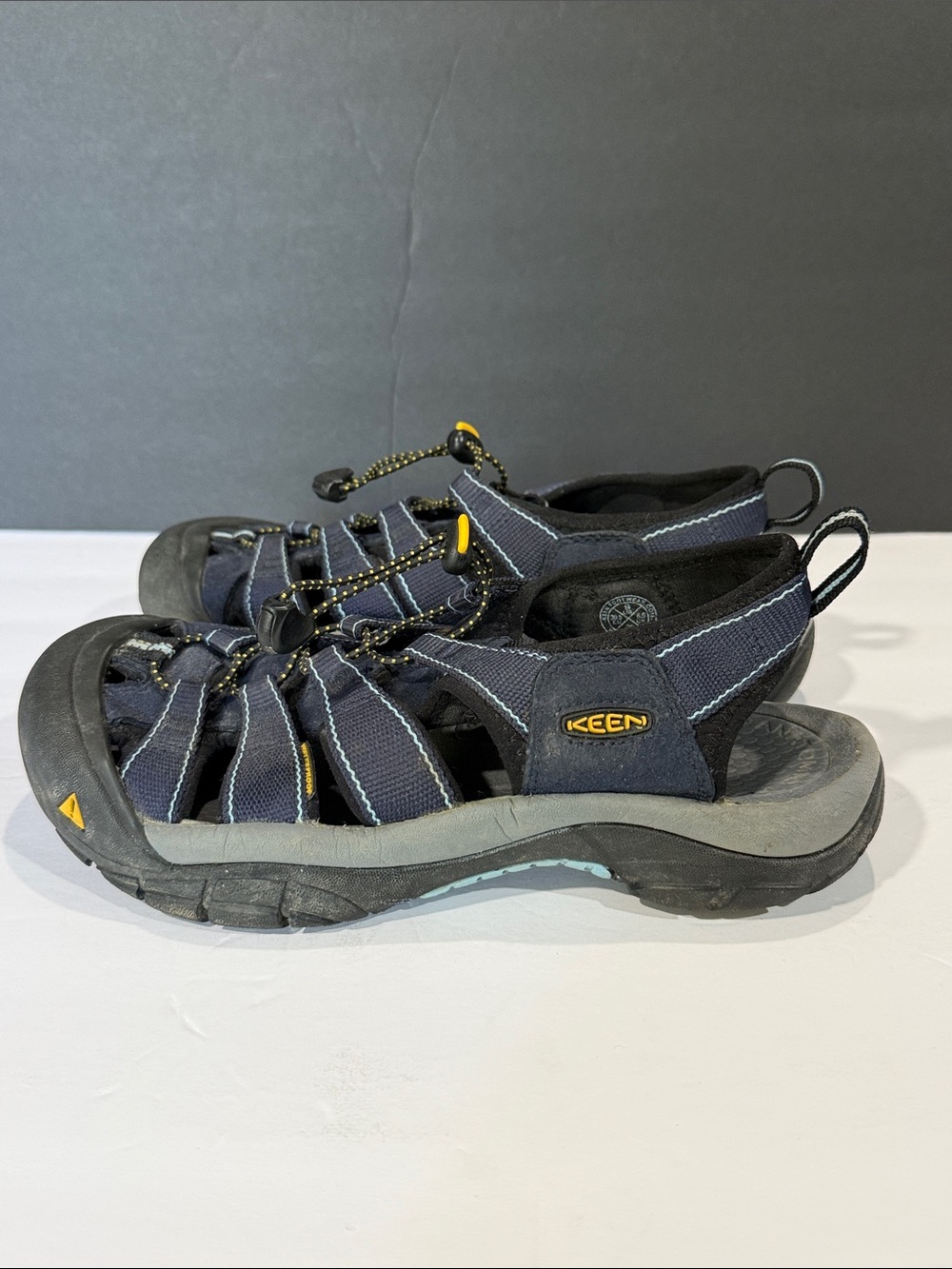 Keen Men’s Blue and Gray Closed-Toe Sport Sandals